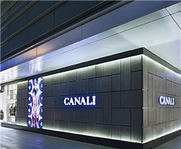 Indoor aluminum veneer ceiling and curtain wall